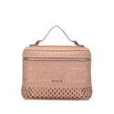 Mesh Embroidered Diortravel Vanity Case